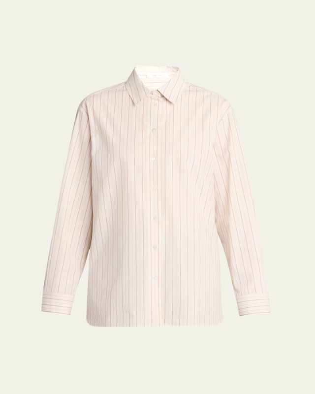 Sisilia Stripe Button Down Blouse